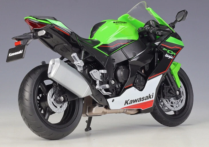 Welly 1:12 2021 Kawasaki Ninja ZX 10R Motorcycle Bike Model Toy New In Box - Image 4 of 4