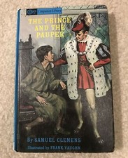 The Prince and the Pauper Vintage Hardcover Book Samuel Clemens Grosset Dunlap