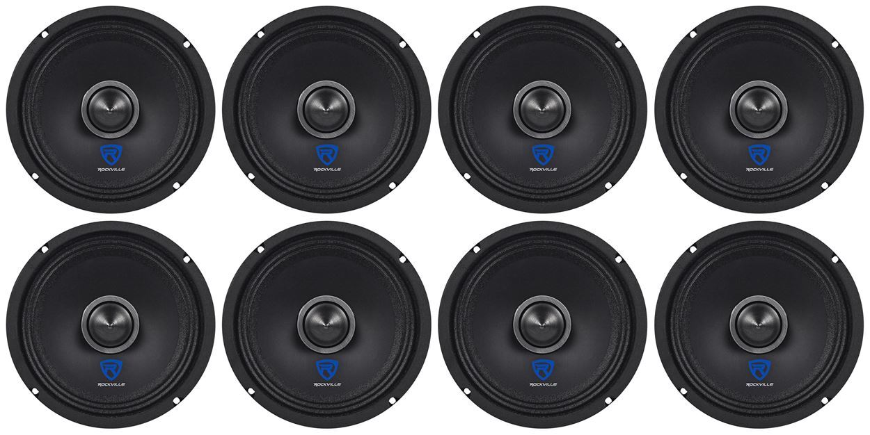 8 Автомобильные динамики среднего диапазона Rockville RXM64 65 мощностью 1200 Вт 4 Ом средние басы 31690₽
