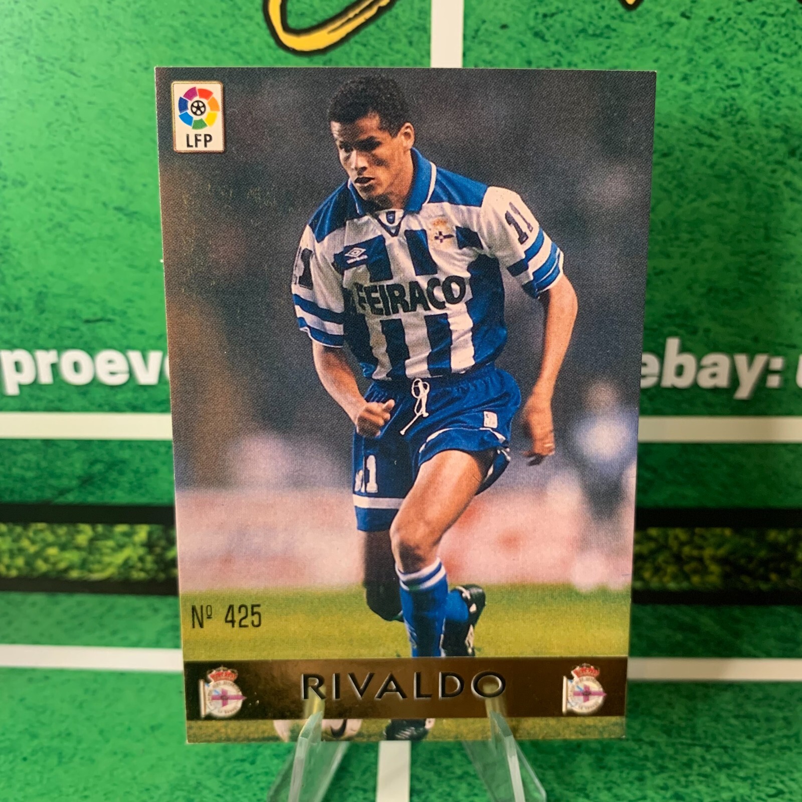 RIVALDO 425-DEPORTIVO DE LA CORUÑA-MUNDICROMO FICHAS DE LA LIGA 1997 1998