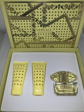 Image of Versace Yellow Diamond Perfume Gift Set EDT 50ml Lotion 50ml Shower Gel 50ml NEW