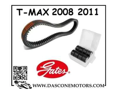 GATES CINGHIA VARIATORE TRASMISSIONE RULLI MASSETTE TMAX 500 2008 2009 2010 2011