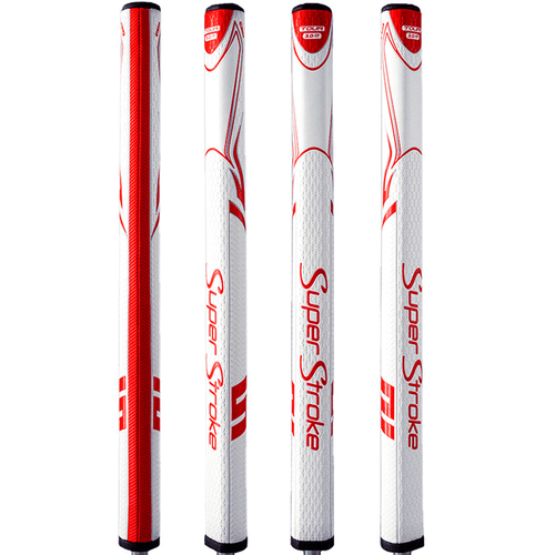 SUPERSTROKE 2024 ZENERGY TOUR 3.0 17" PUTTERGRIFF WEISS/ROT + FREIES GRIFFBAND - Bild 1 von 7