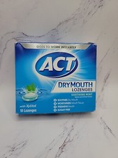 Dry Mouth Lozenges Sugar Free Freshener Moisturizer With Xylitol