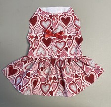 Dog Clothes Harness Dress With Bow size : 10 Medium Plus