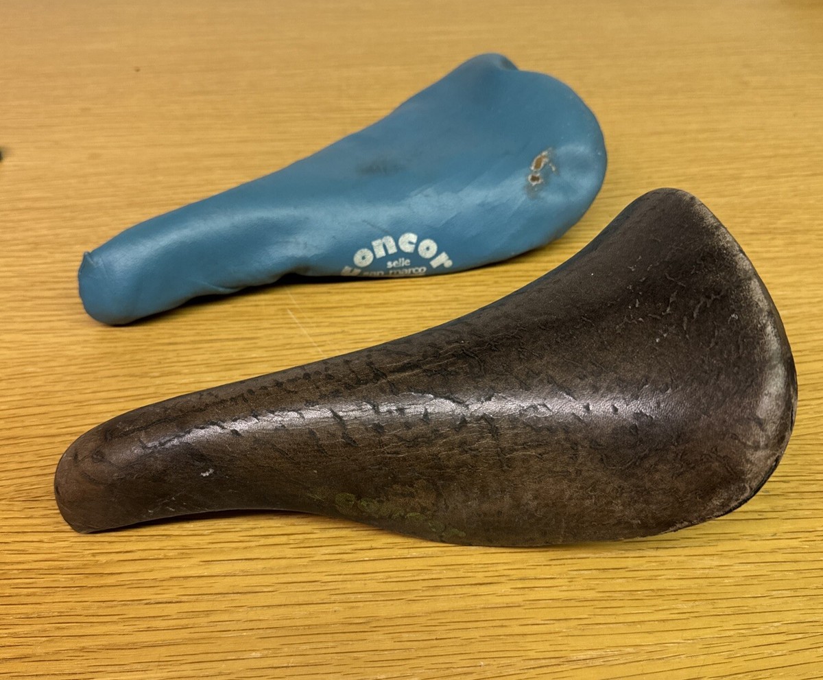 Vintage Concor Supercorsa Selle San Marco Saddle Brown Leather