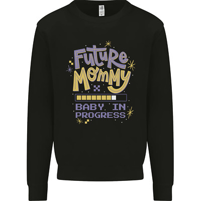 Future Mommy New Baby In Progress Schwangerschaft Herren Sweatshirt Pullover