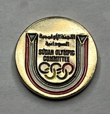 Sudan NOC Olympic Pin ~ 1980 Generic