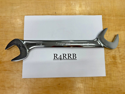 Snap-on Tools USA NEW 1-1/2'' SAE 4 Way Open-End Angle Head Chrome Wrench VS48B