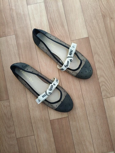Ballerines plates CHRISTIAN DIOR J'ADIOR MAILLE TAILLE EU 39, 9 US, 6 UK