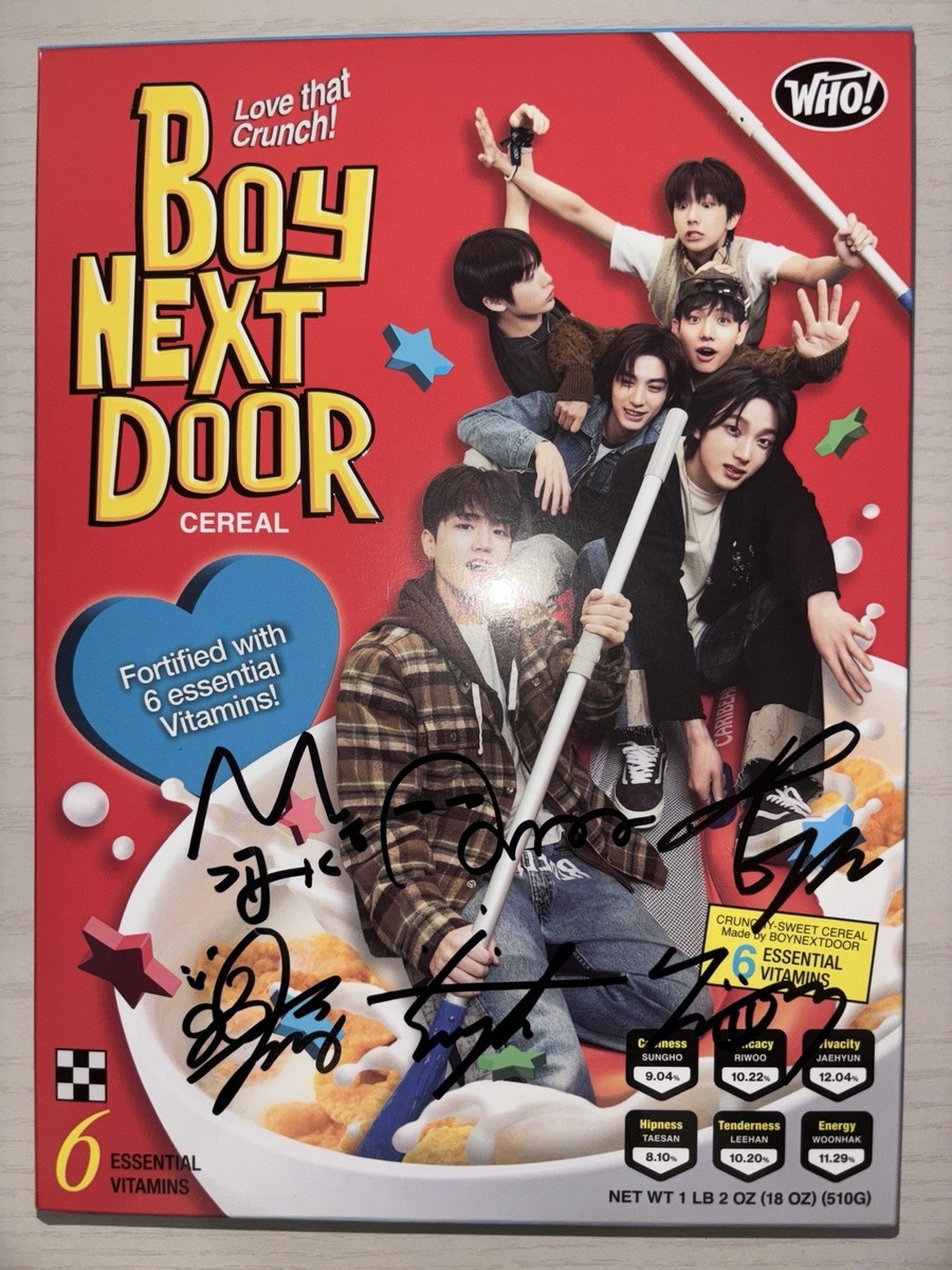 BOYNEXTDOOR [WHO!] All Member Autographed Signed Album | eBay