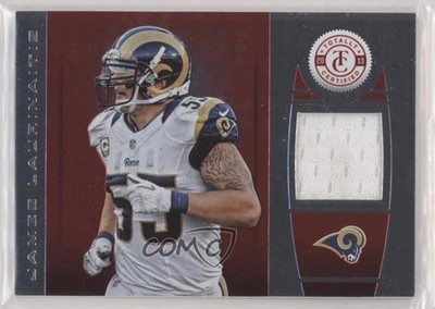 2013 Panini Totally Certified Materials Red 86/299 James Laurinaitis #35 yf0