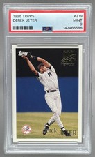142465586 Derek Jeter 1996 Topps Team New York Yankees #219 Future Stars PSA 9
