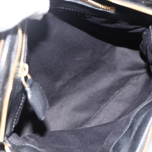 Chloe Hand Bag Leather Black Gold Auth BA11087 - Afbeelding 16 van 24
