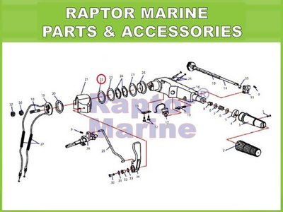 #ad Nylon washer for LEHR 4 stroke 9.9HP propane outboard PN OB212.6 023 $19.99