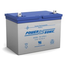 Power-Sonic 12V 75AH Replacement Battery for BCI Group 24M Starting Marine  RV