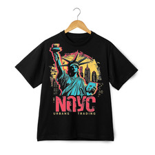 Camiseta Unisex NOYC Urban Trading Estatua de la Libertad Gráfica