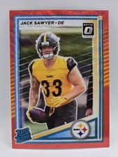Jack Sawyer RC 2025 Optic Preview ✨️RED WAVE PRIZM✨️ Rated Rookie  #390