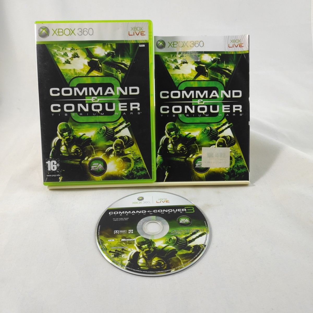 COMMAND & CONQUER TIBERIUM WARS Xbox 360 Manual included