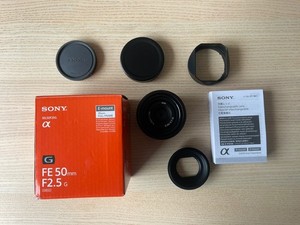 Sony FE 50mm F2.5 G Full Frame AF Prime Lens