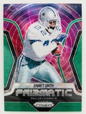 2025 Panini Prizm - Prizmatic Emmitt Smith #8 Green Wave Prizm