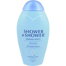 SHOWER TO SHOWER Absorbent Body Powder Morning Fresh With Lavender 8oz