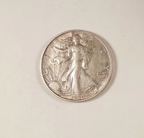 1939-S Walking Liberty Half Dollar, grades XF+, For the Date or Type Collector.