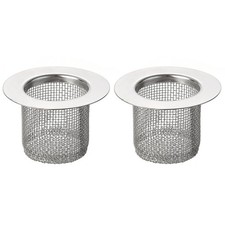 2Pcs Bathroom Sink Strainer Fit for Dia 1.57"-2" Drain Hole 40mm/1.57" Deep