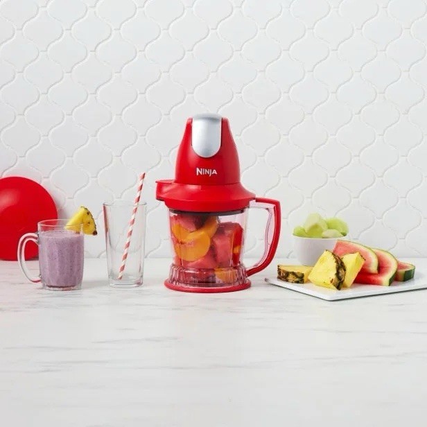 NINJA STORM Food Processor Blender QB751Q Red Brand New With
