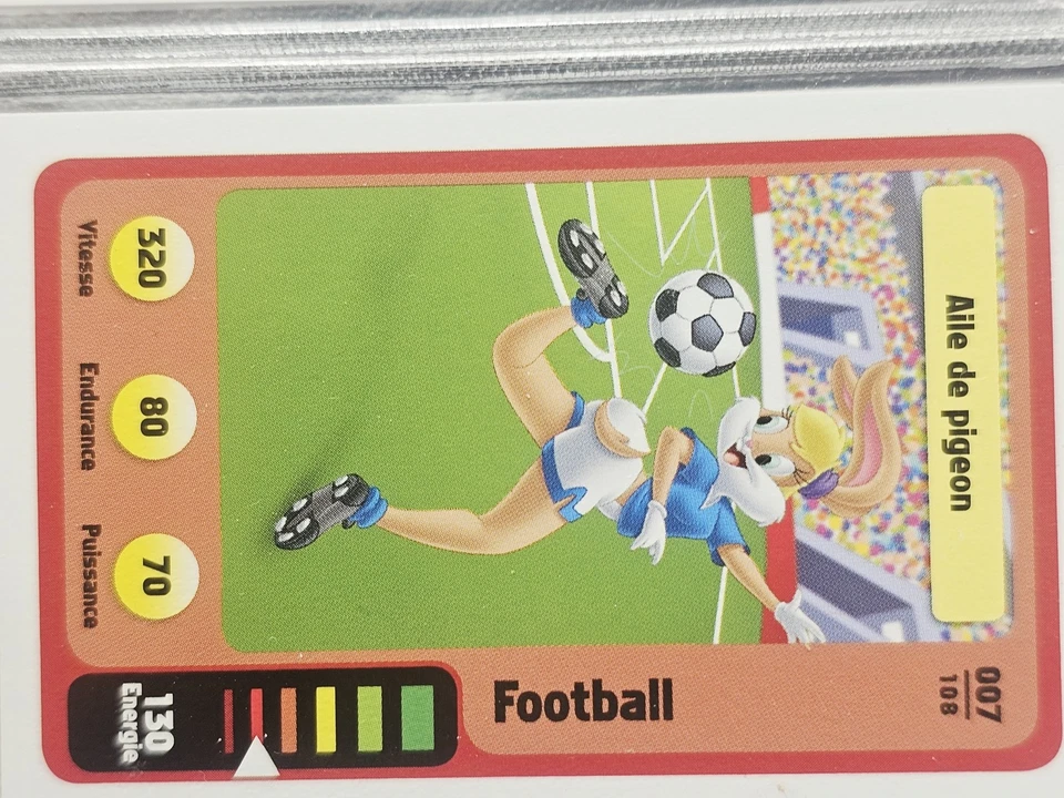 Carte à collectionner Looney Tunes Football Aile de pigeon N°007/108 - Photo 1/1