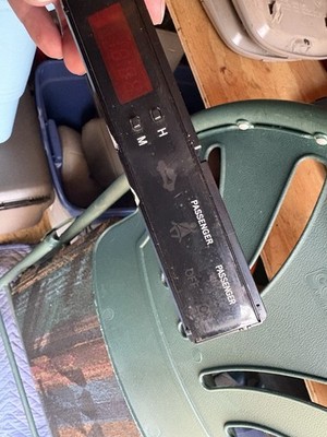 Toyota Tacoma 2005-2011 Radio Dash Clock Hazard Switch Black OEM