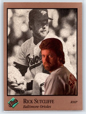 1992 Leaf Studio Rick Sutcliffe Baltimore Orioles #130