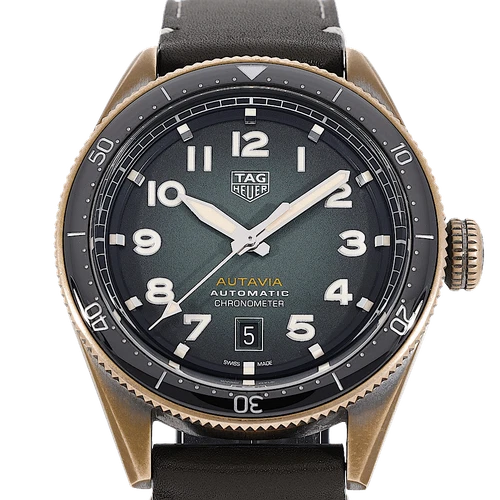 TAG Heuer Autavia Isograph Automatic 43mm Pre-Owned - Good WBE5190.FC8268 Bronze