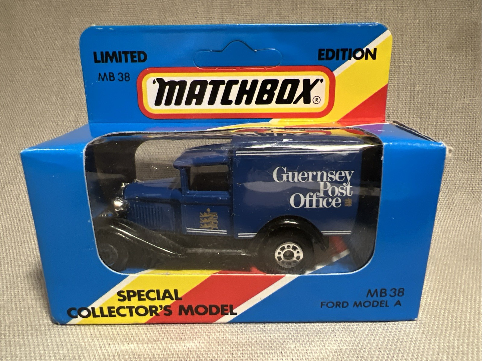 boxed VINTAGE MATCHBOX FORD MODEL A Special Collectors  Guernsey Post Office