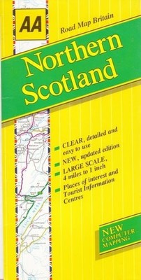 Northern Scotland (Essential road maps: Britain), Automobile Association, Good B