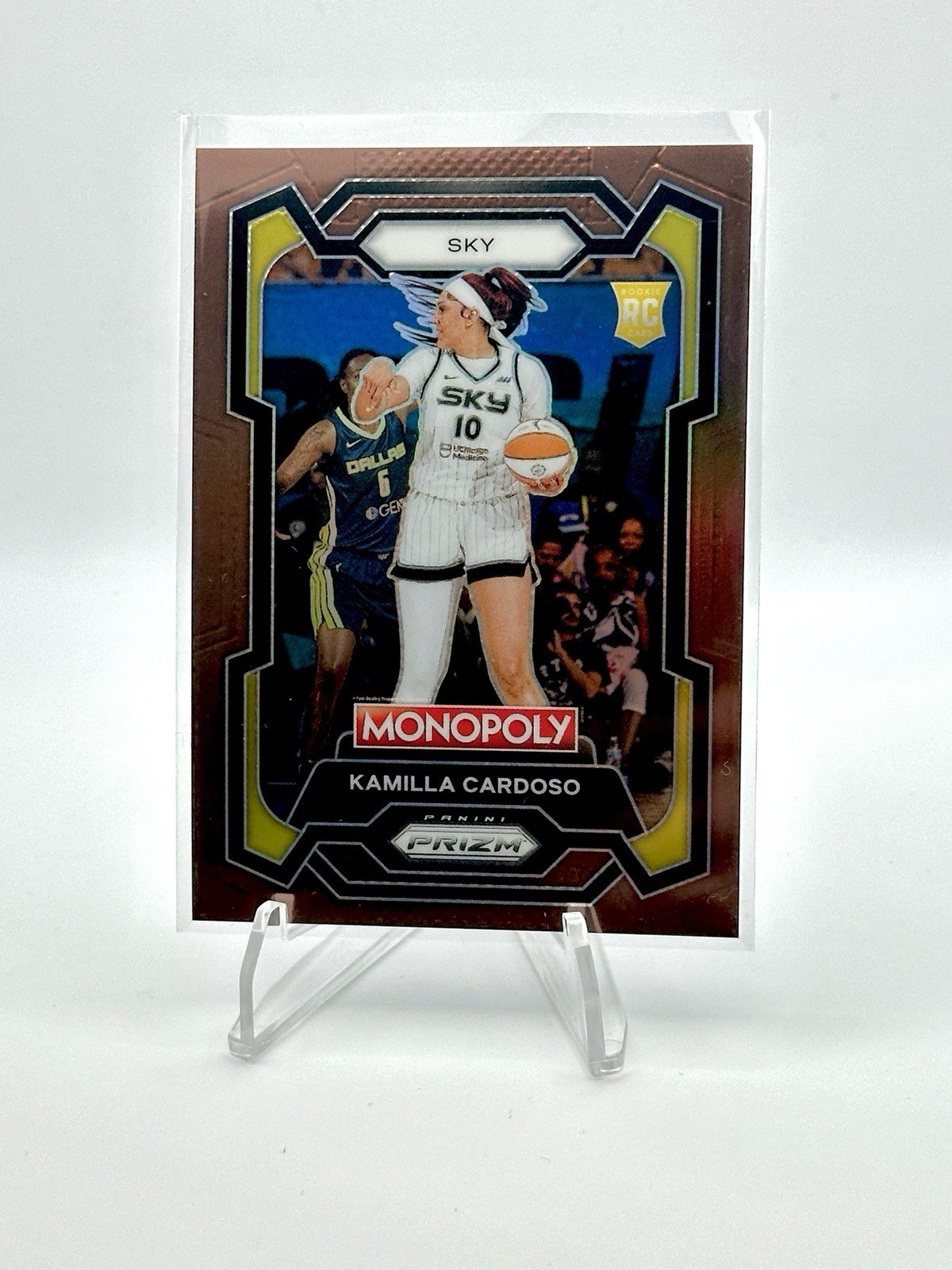 2024 Panini Prizm WNBA Monopoly Kamilla Cardoso Bronze Prizm #046/249 #2 RC Sky