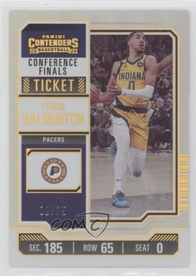 2023 Panini Contenders Conference Finals Ticket 2/75 Tyrese Haliburton #90 6fs