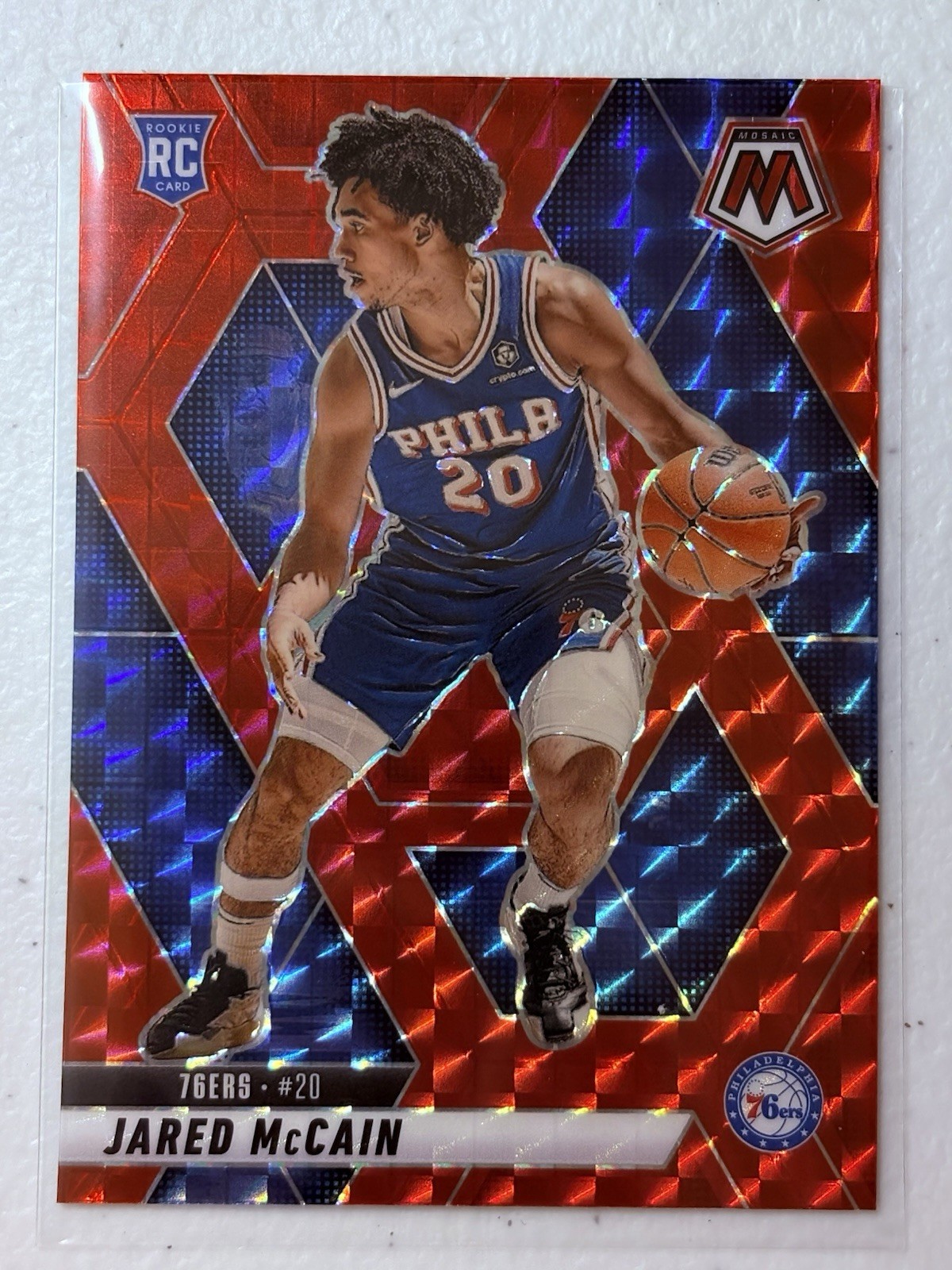 Jared McCain 2024-25 Panini Mosaic Red #228