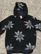 Kappa women s  M Black Fleece Pullover Hoodie...
