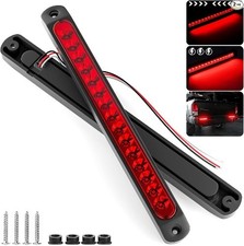 10" 15 LED Trailer Brake Tail Light Bar Stop Change Tail Lights Ass Color: Red