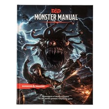 Dungeons and Dragons Monster Manual 5th Edition Hardcover with Illustrations