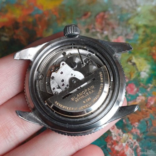 VINTAGE BLANCPAIN BATHYSCAPE DIVER MID 60 FIFFTY PHANTOMS 37,5MM WATCH #5568 - Foto 13 di 22