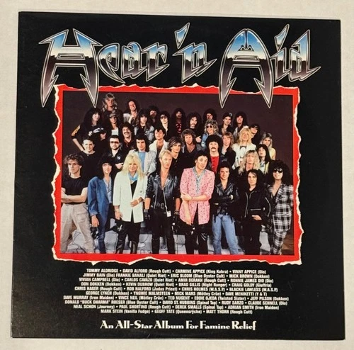 HEAR’N AID  Original Vinyl LP on Mercury 1986  Dio  Kiss  Motohead  Rush