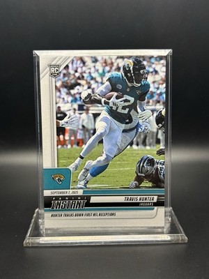 2025 Panini Instant - Travis Hunter NFL Jaguars Debut Game Rookie Card No. 58