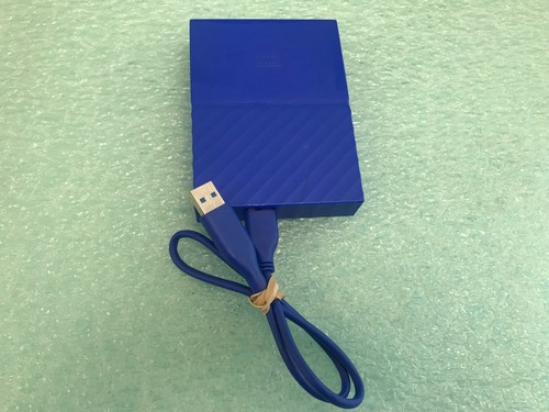 WD My Passport 4TB External Hard Drive WDBYFT0040BBL-0A w/ Cable - O408