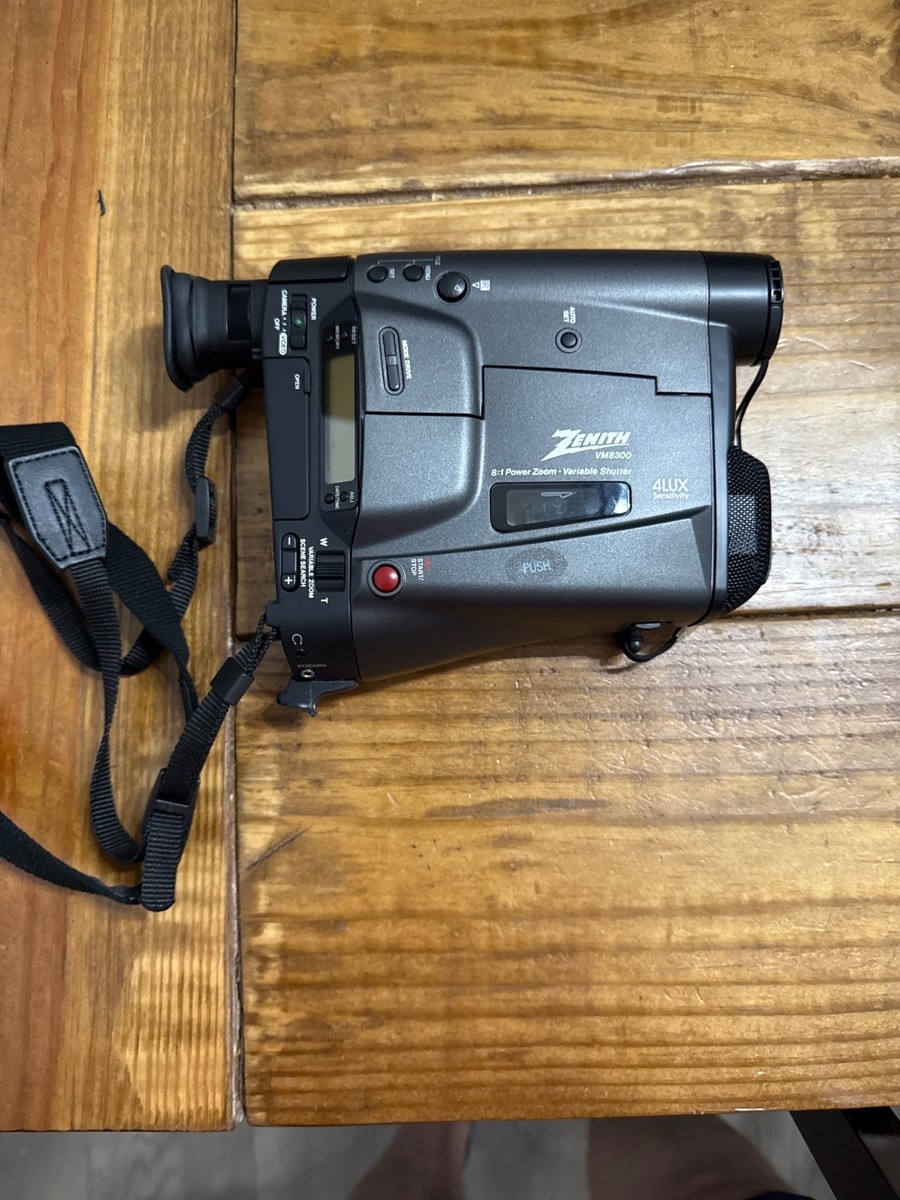 vsr280.在庫切れ Vintage Zenith VM8300 Camcorder + VPM1000 VCR w/ Case, Manuals
