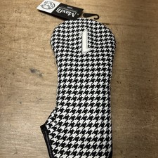  Misc 7 Maxfli Vintage Style Driver Headcover Black/White Houndstooth