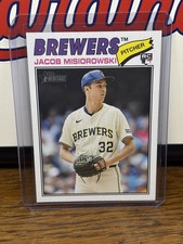 2026 Topps Heritage - Jacob Misiorowski #144 (RC) Milwaukee Brewers