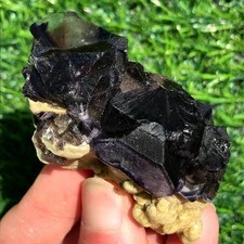 82G Natural Fluorite Cluster Crystal specimen energy Freeform Healing Reiki