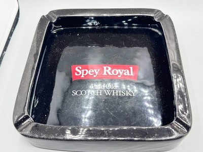 VINTAGE SPEY ROYAL FINEST OLD SCOTCH WHISKY SCHWARZ KERAMIK PUB ASCHENBECHER